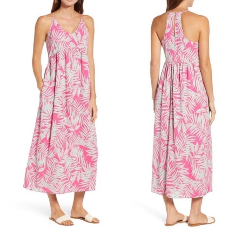 Beautiful Gibson Pink/Mint Maxi Dress